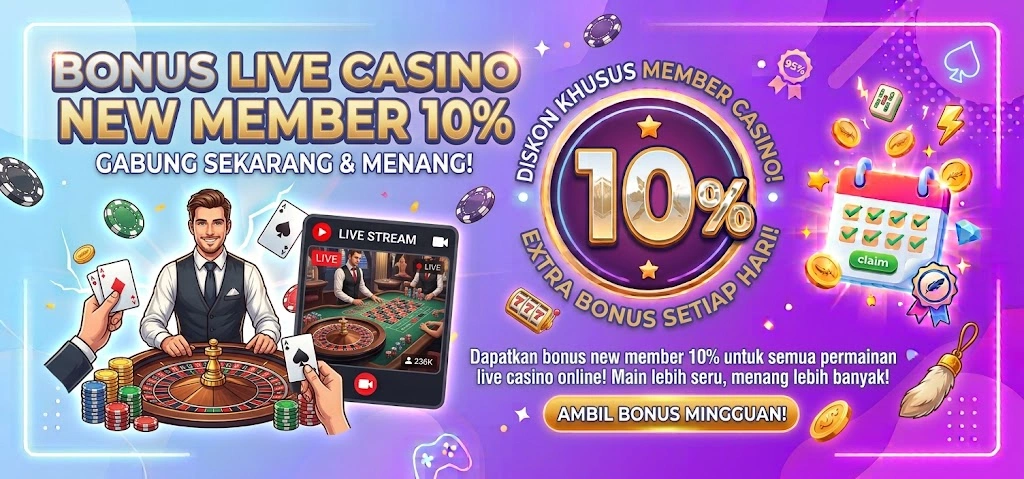 Bonus New Member Live Casino Online - LAVABET168
