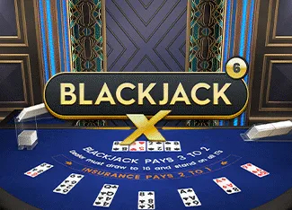 Blackjack X 6 - Azure - LAVABET168